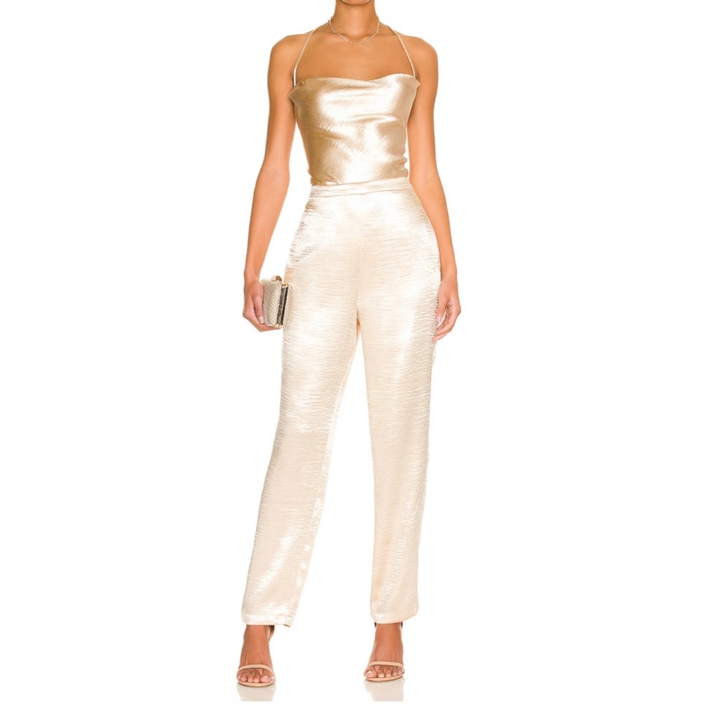 Lovers & Friends Britt jumpsuit in champagne